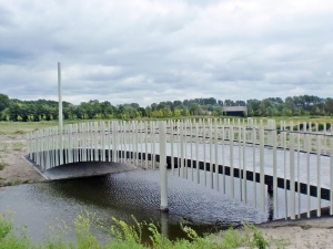 Zestienhoven Bridges in Holland